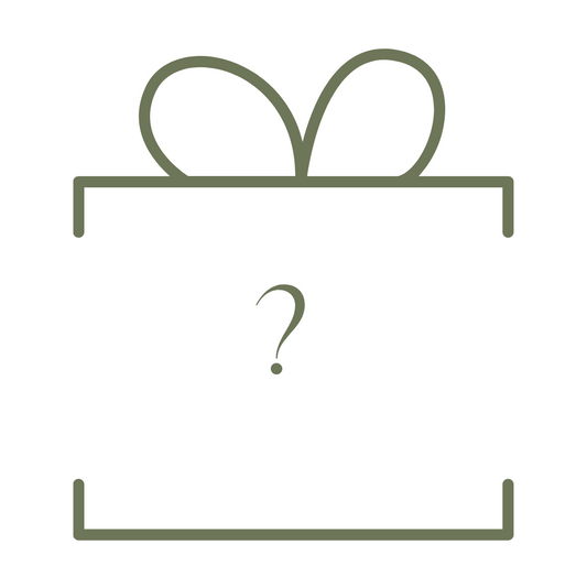 Icon of a gift box with a question mark, symbolizing a surprise or mystery gift.
